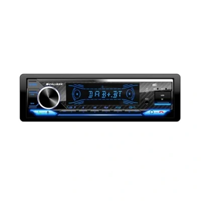 Imagen de Caliber Radio de Coche Bluetooth 1DIN, Sintonizador Dab+/FM, 4x100W, USB/Micro SD, Carga 2.1A, Entrada Aux, Manos Libres, Micrófono Externo, Salida RCA, Efectos Luz, MP3/WMA/APE/FLAC/AAC