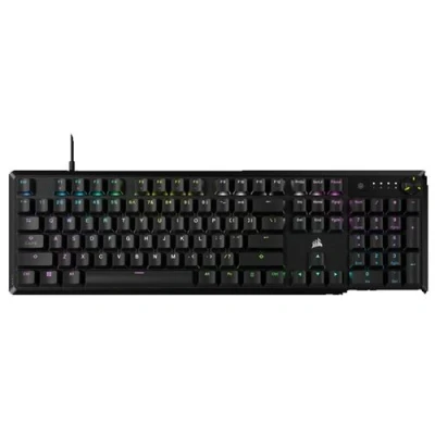 Imagen de Teclado gaming Corsair K70 CORE, Retroiluminación RGB, Teclas ABS, Mando multifunción, Negro
