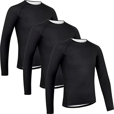 Imagen de GripGrab Camiseta Interior Ride 1ud o 3ud Térmica Manga Larga Ciclismo Running Ski Deportes Invierno Transpirable Adulto