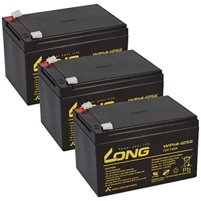 Imagen de Akkuman.de Akkutechnik vom Fachmann 36 V 14 Ah 3 x 12 AGM BLEI batería Compatible con Scooter eléctrico E
