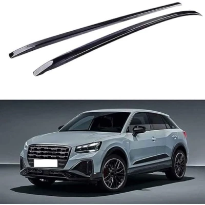 Imagen de Coche Barras de Techo para Audi Q2 Q2L 2018 2023, Baca Laterales Rieles Aluminio Portaequipajes Exteriores Accesorios