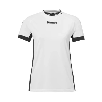 Imagen de Kempa Prime Camiseta estampada, Mujer, Talla: Large, Weiß schwarz