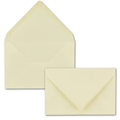 Imagen de Sobres DL &amp; B6//blanco//Crema, color DIN B6 creme 50 unidades