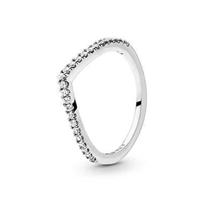 Imagen de PANDORA Anillo 196316CZ 52 Plata Circonitas Deseo Reluciente