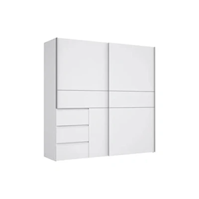 Imagen de Forte Winn 2 Armario de Madera Blanco, 200,1 x 200,5 61,2 cm