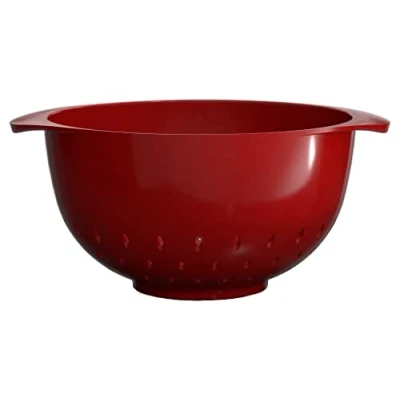 Imagen de Rosti Margrethe Colador de cocina (plástico, resistente, apto para lavavajillas, 1,5 L), color rojo
