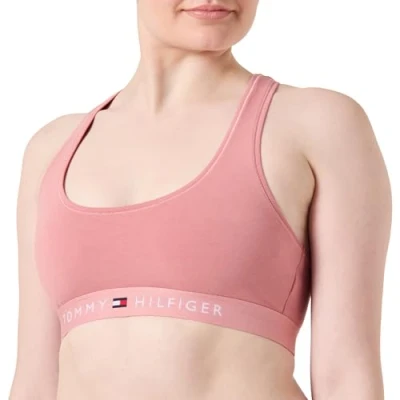 Imagen de Tommy Hilfiger Sujetador bralette Mujer Unlined elástico, Rosa (Rosa), M