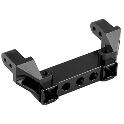 Imagen de Soporte de Parachoques Delantero RC, Aleacion Aluminio para Traxxas TRX 4 RC Crawler Car(Negro)