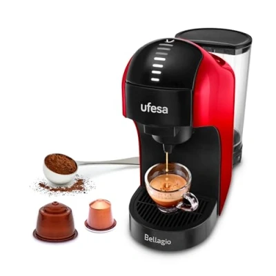 Imagen de ¡Oferta 22% ! Ufesa Bellagio Rossa Cafetera Capsulas