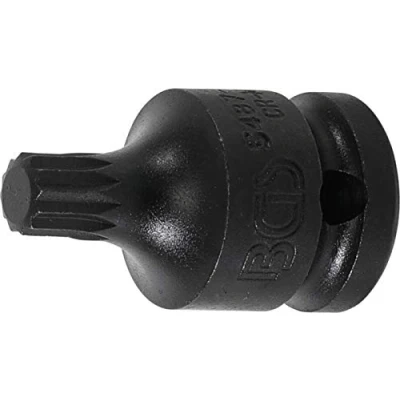 Imagen de BGS 5487 M10 Punta de vaso impacto entrada 12,5 mm (1/2&quot;) dentado múltiple interior (para XZN)