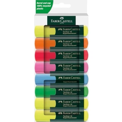 Imagen de Faber Castell 254848 Pack de 8 Subrayadores Textliner 1548 Multicolor