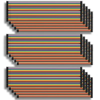 Imagen de AZDelivery 5 x Jumper Wire Cables de Puente 20 cm Set 120 pcs. Cada uno Macho Hembra/Macho Macho/Hembra Hembra Compatible con Arduino y Raspberry Pi Breadboard E Book Incluido! (600 pcs)
