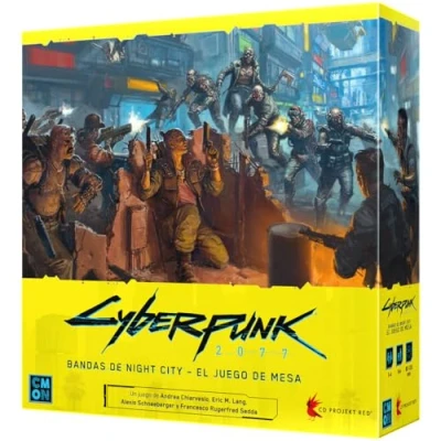 Imagen de CMON Cyberpunk 2077: Bandas De Night City Juego Mesa Estrategia para Adultos y Jóvenes a Partir 14 Años 1 4 Jugadores 90 120 Minutos por Partida Español
