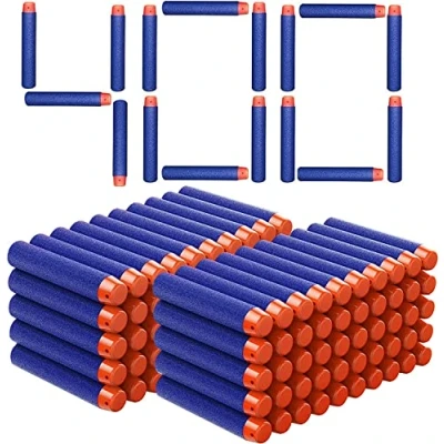Imagen de Airlab 400 Piezas Balas Dardos para Nerf, Proyectiles Munición de Espuma Accesorios Juguete Nerf N Strike Elite Serie Pistolas，Azul