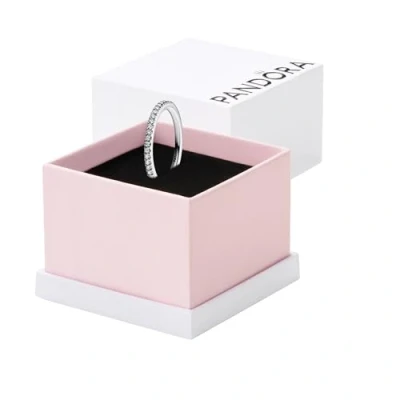 Imagen de Pandora Timeless Anillo de eternidad plata ley con circonitas cúbicas transparentes, talla 48