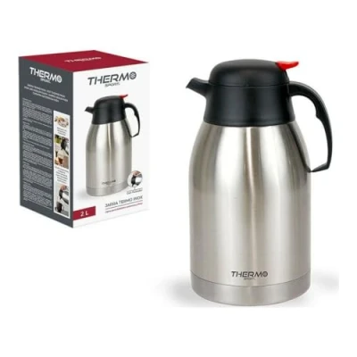 Imagen de Thermosport 205339 Jarra Termo Inox, 2 L, C/Psador