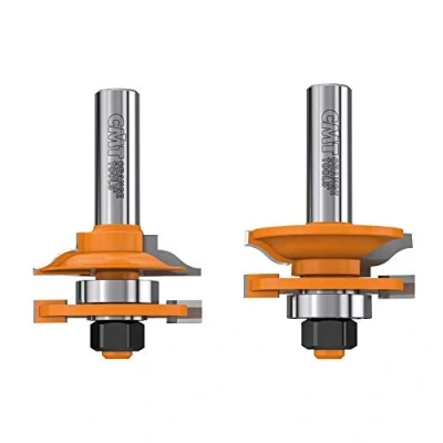 Imagen de CMT Orange Tools 991.501.11 Juego 2 fresas para juntas m+f hm s 12 d 44.4