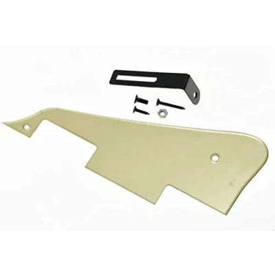Imagen de Dopro Golpeador de guitarra Gold Mirror LP con soporte negro para Epiphone Les Paul