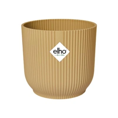 Imagen de elho Vibes Fold Round 14 Macetero Butter Yellow Interior Ø 14.125 x H 12.936 Creado con la Naturaleza en Mente