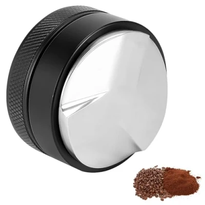 Imagen de MINSHUXI Distribuidor de Café 51mm, Nivelador Acero Inoxidable 304 para Accesorios Portafiltros Cafetera
