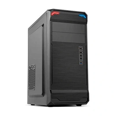 Imagen de Nox Kore NXKORE Semitorre ATX y micro ATX, USB 3.0, frontal efecto metal cepillado, epacio para 3 ventiladores, compatible graficas 355mm, hasta 6 discos duros, color