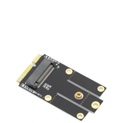 Imagen de Goshyda Tarjeta adaptadora, NGFF/Key a M.2 Mini PCI E adaptadora de conversión 7260 8260 8265 9260 AX200 AX210 para Windows