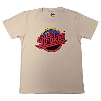 Imagen de The Strokes Camiseta con logotipo de color rojo, blanco, XL