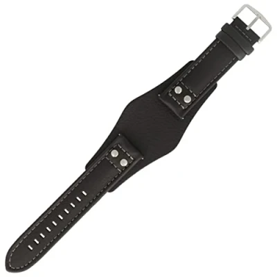 Imagen de Fossil Correa de Reloj Pulsera 22mm Cuero Negro Ch 2586 Lb ch2586