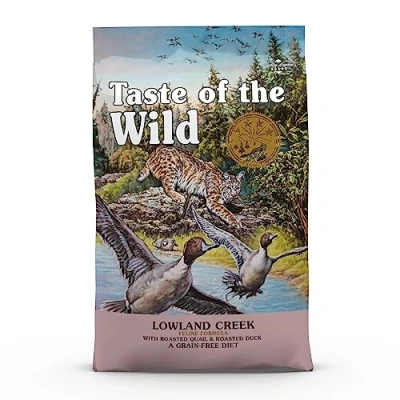 Imagen de Taste Of The Wild pienso para gatos con Codorniz y Pato asados 2kg Lowland Creek