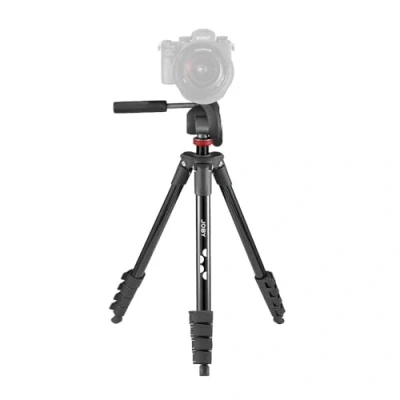 Imagen de JOBY Compact Advanced Tripod, Trípode de Cámara con Rótula 3 vías, Montura Universal ¼ 20 pulg. y Bolsa, para CSC, DSLR, Sin Espejo, Teléfono Móvil, Negro Fotografía, Vídeo, Vlogging