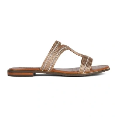 Imagen de Geox D Sozy Plus D, Sandalia Plana Mujer, Dk Gold, 39 EU