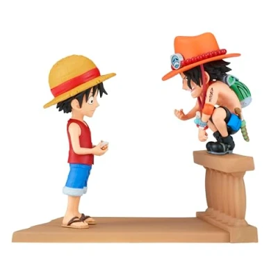 Imagen de Figura Sherwood One Piece: Monkey D. Luffy &amp; Portgas Ace, 8 cm