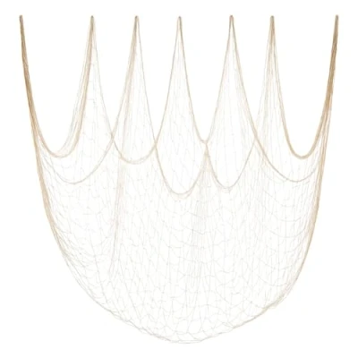 Imagen de COM FOUR® Red de Pesca para Decorar decoración Paredes marítimas Hilo Grande particulares