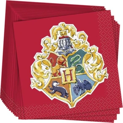 Imagen de Unique Harry Potter Servilletas de Papel 13 cm Fiesta Paquete 16, Multicolor, Mittel (23561)
