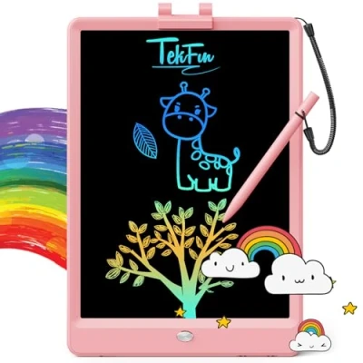Imagen de TEKFUN Tablet de Escritura LCD 8,5 Pulgadas,juguetes para niños 3 4 5 6 7 años y niñas juguetes,regalos niñas,regalos vuelta al cole,regalos cumpleaños(rosa)