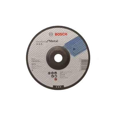 Imagen de Bosch Professional 1x Disco de Desbaste Acodado Standard for Metal (para Metal, Ø 180 x 6 mm, Accesorios Amoladora)