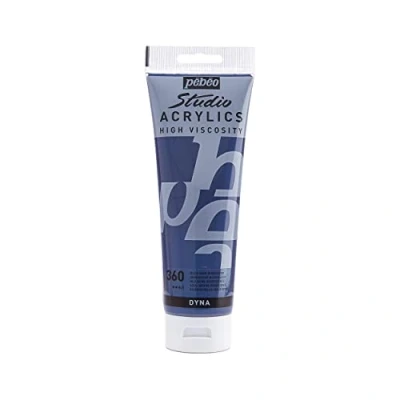 Imagen de Pébéo Acrílico Fine Studio Pintura acrílica Azul Negro Iridescente 250 ml