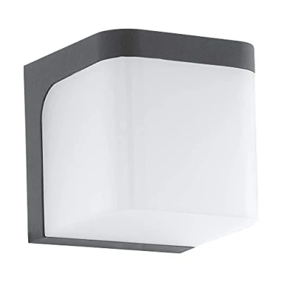 Imagen de Eglo JORBA lámpara de Pared, fundición Aluminio, Gris Oscuro/Blanco, 11 x cm