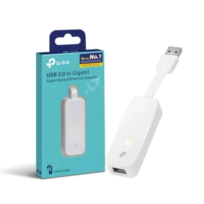 Imagen de Tp link UE300 network adapter usb 3.0 to gigabit ethernet (rj45) 1000 mbps 1 gbps