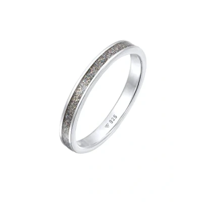 Imagen de Elli Anillos Women Stacking Ring Basic Enamel in 925 Sterling Silver