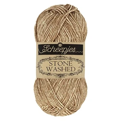 Imagen de Scheepjes Hilo, Piedra, marrón/Beige, 1x50g