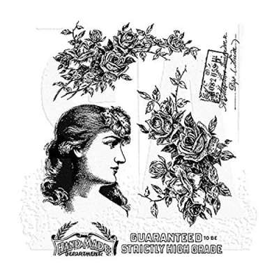 Imagen de Stampers Anonymous Sellos de Tim Holtz 17,78 cm X 21,59 Rose