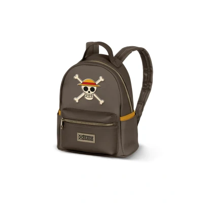 Imagen de One Piece Skull Mochila Heady, Marrón, 15 x 24,5 cm, Capacidad 8 L