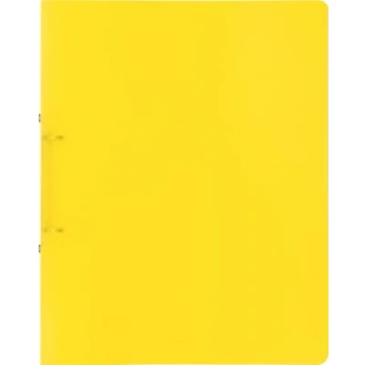 Imagen de Brunnen Fact Carpeta de anillas, 2 anillas 16 mm diámetro, tamaño DIN A4, 255 x 318 mm, color amarillo