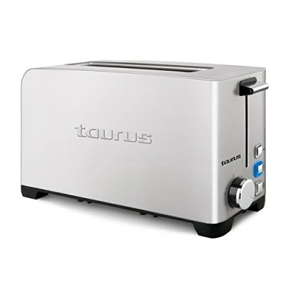 Imagen de Taurus Mytoast Legend Tostador de una Ranura ancha 45 mm, 1050 W, Acero Inoxidable, Gris
