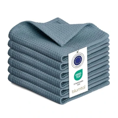 Imagen de Blumtal paños de Cocina 30x30cm en Set 10 Trapos 100% algodón Lavables a 60C con diseño gofre Kitchen Towels para secar Color Rosa