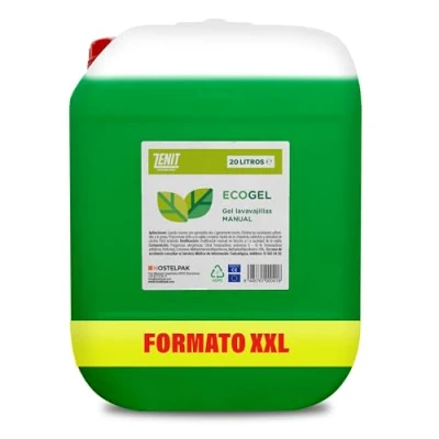 Imagen de Detegrente lavavajillas manual a mano detergente liquido (20 l (Paquete 1), EcoGel)