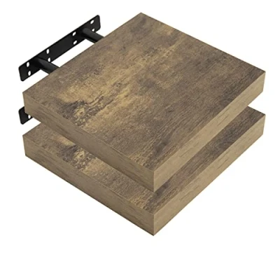 Imagen de WOLTU Estanteria Pared, Estante Flotante, Juego de 2 Pared Madera MDF, para salón, Cocina, Pasillo RG9371hov