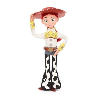 Imagen de Disney Store Official, Toy Story de Pixar, Jessie, Figura acción interactiva parlante, 36 cm, muñeca Vaquera Cuerda y más 15 Frases en inglés, interactúa con Otros Personajes, Mayores 3 años
