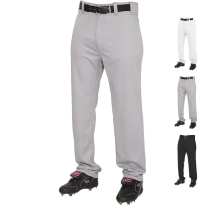 Imagen de Rawlings Pantalón de béisbol semirelajado para Juego/práctica Adulto Longitud Completa